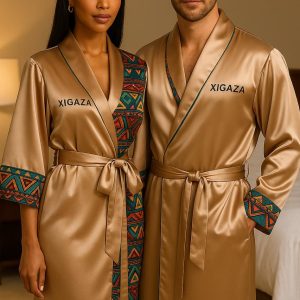 XIGAZA Gold Luxe Robe